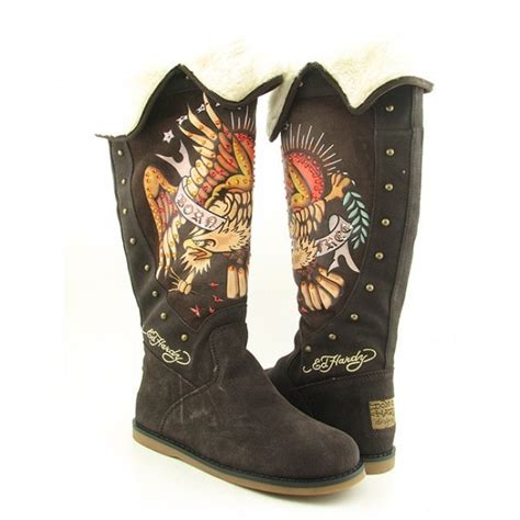 ed hardy boots for women.